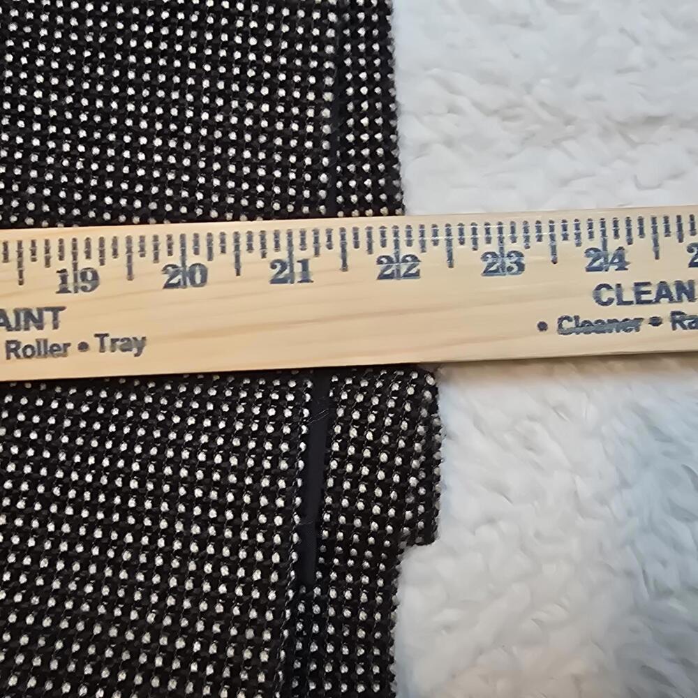 Ann Taylor 100% Virgin Wool Women's Brown&Tan Houndstooth Patterned Skirt Size 2 - Picture 9 of 9